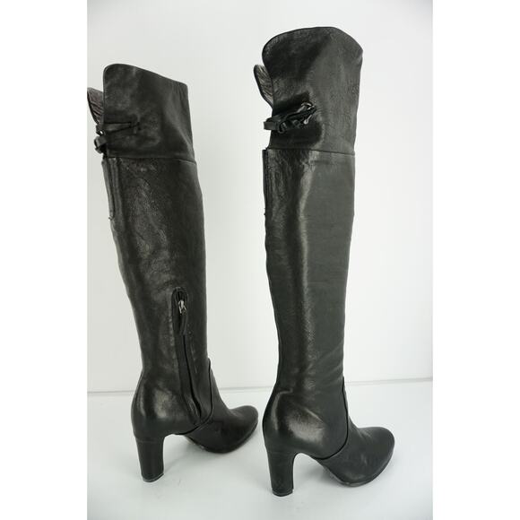 Sam Edelman Black Leather 'Sable' Over the Knee High Heel Boots size 5 New $249 - Picture 8 of 12
